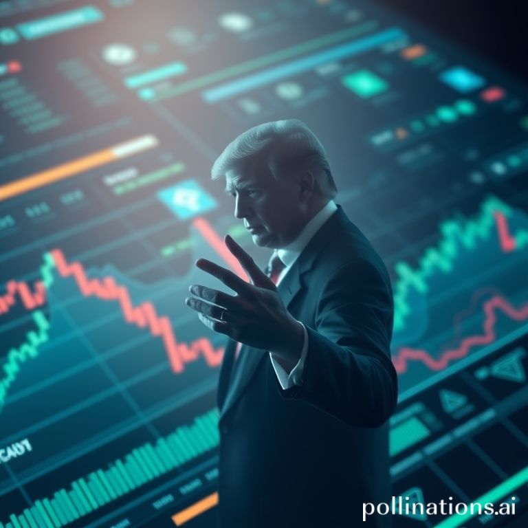 Eric Trump's 'Buy the Dips' advice appears over crypto charts, influencing Bitcoin and Ethereum market trends.