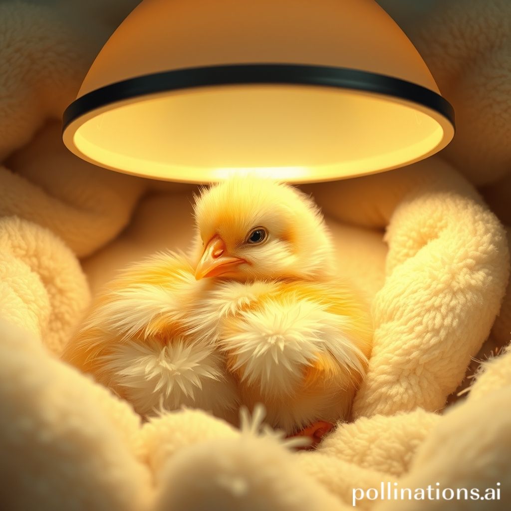 how long do baby chickens need a heat lamp