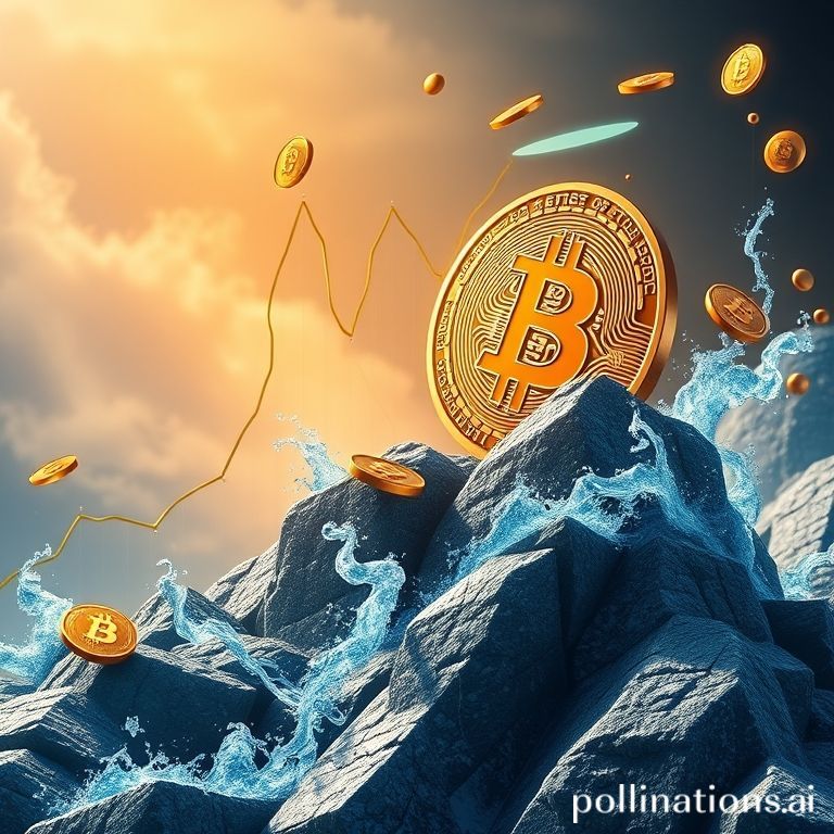 Infografis yang menjelaskan efek roda gila (flywheel effect) dalam pasar kripto, menggambarkan bagaimana masuknya modal institusional mendorong likuiditas dan adopsi Bitcoin.