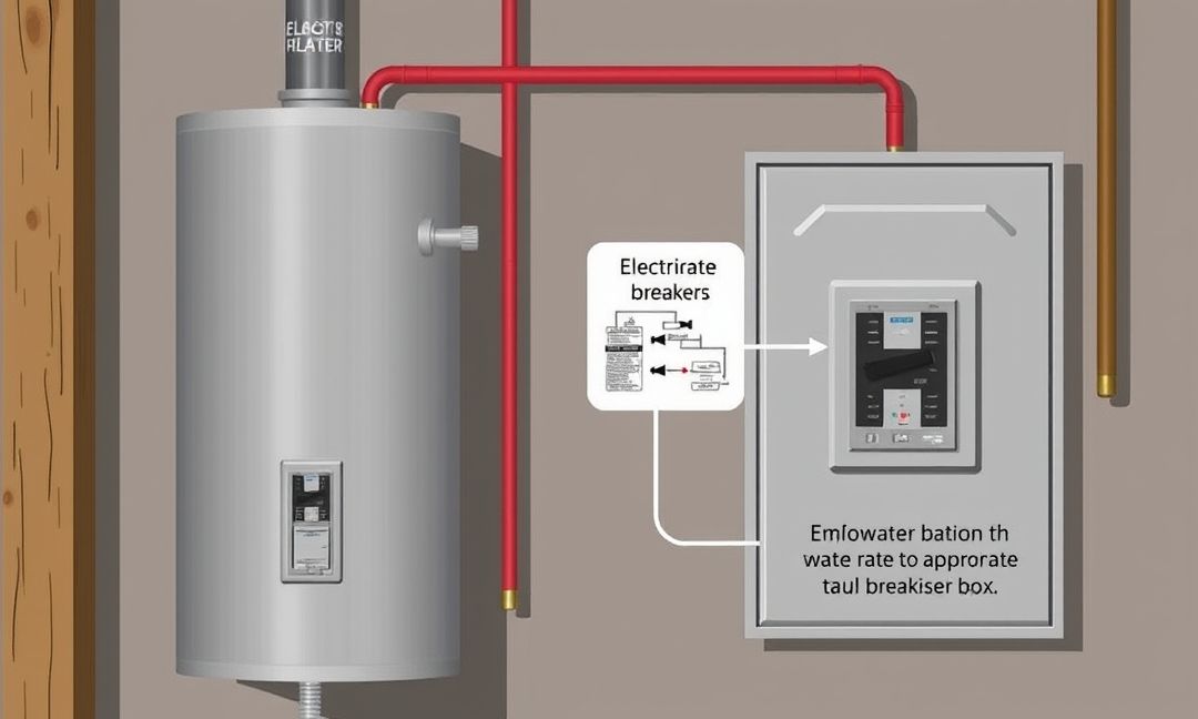 what amp breaker for electric water heater