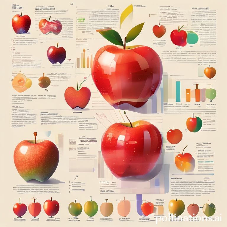 An infographic illustrating Apple's revenue distribution in 2000 (Mac 86%) vs. 2023 (Mac 7.7%, iPhone >50%)