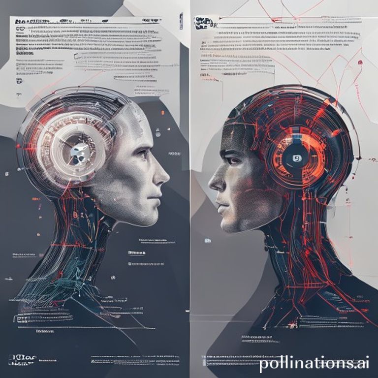An infographic showing two distinct AI models: one on the left labeled 