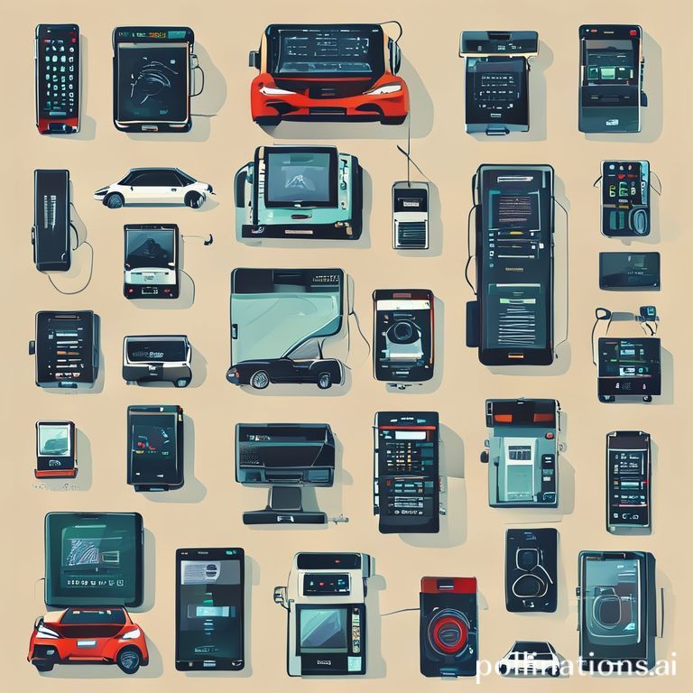 An infographic showing various electronic devices (IoT, smartphone, car, server rack) interconnected, with the RISC-V logo at the center, symbolizing its broad application.