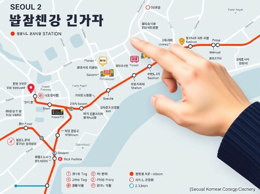 2호선 역세권 상생페이백 사용처를 보여주는 지도