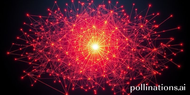 Abstract digital art of a glowing neural network, representing the AI model's brain.