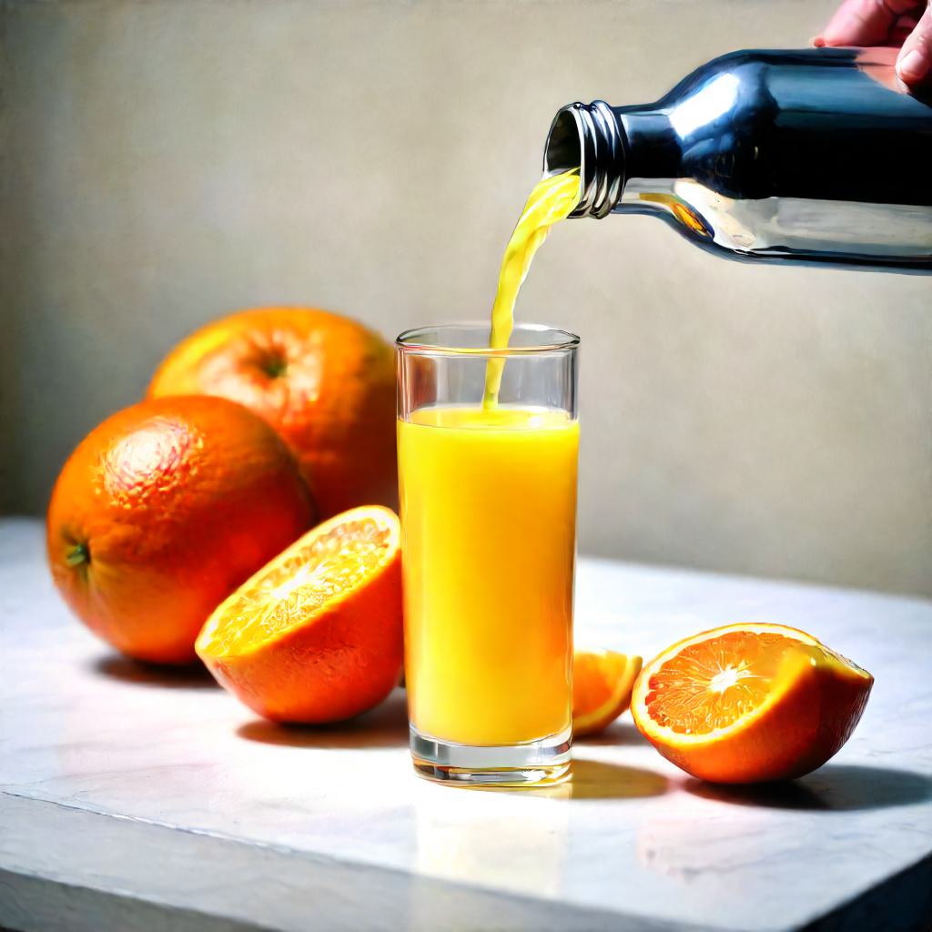 is orange juice carbonated