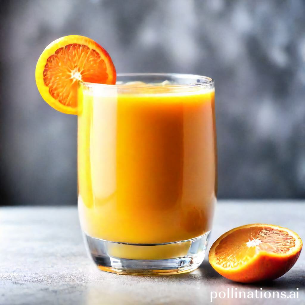 does orange juice cause bloating