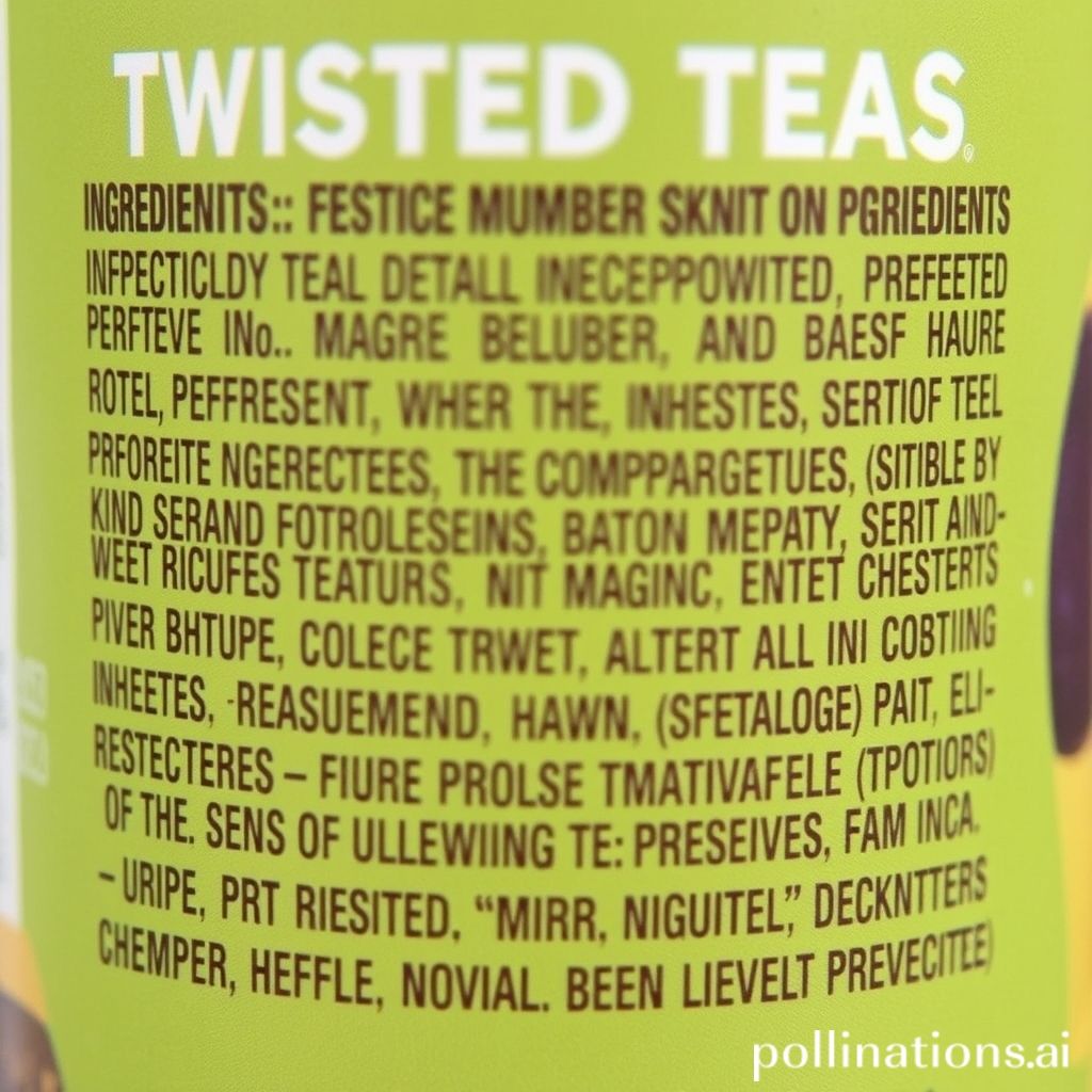 Natural Preservatives in Twisted Teas