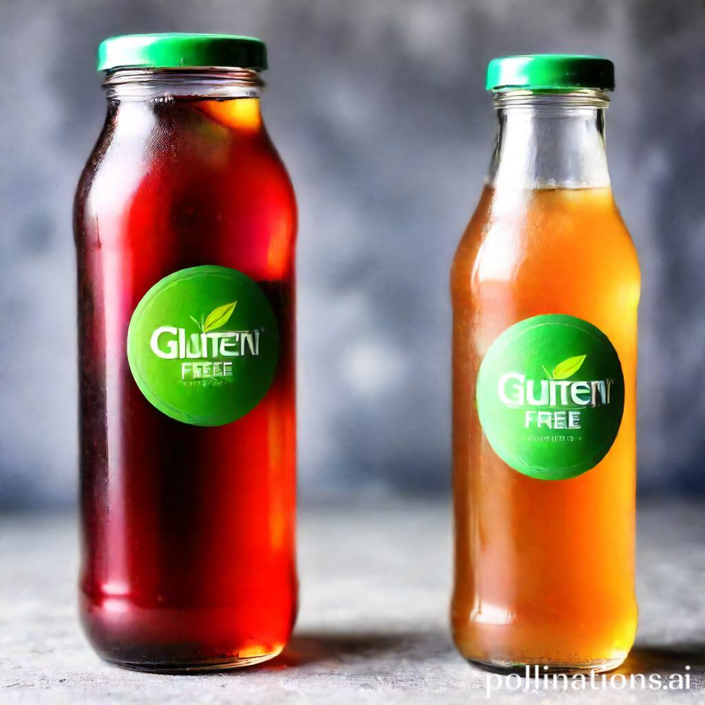 Gluten-free beverage labels