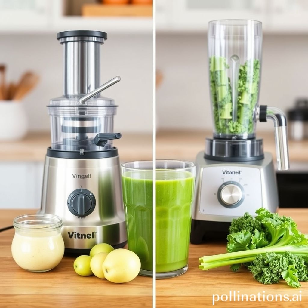 Angel Juicer Vs Vitamix For Celery And Kale Juicing?