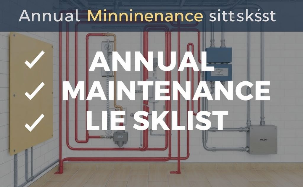 Annual Maintenance Checklist Hydronic Heating System
