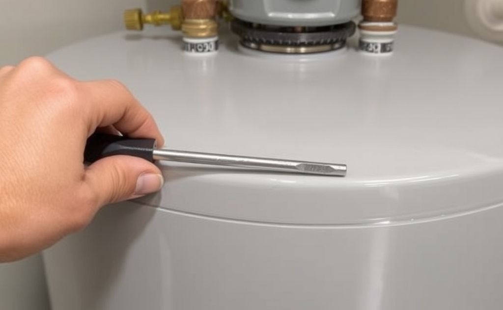 Anode removal tool for Rheem water heater
