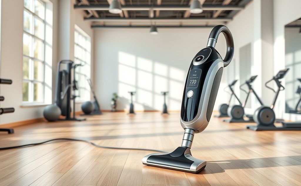 Anti-allergen gym vacuum for a clean workout space