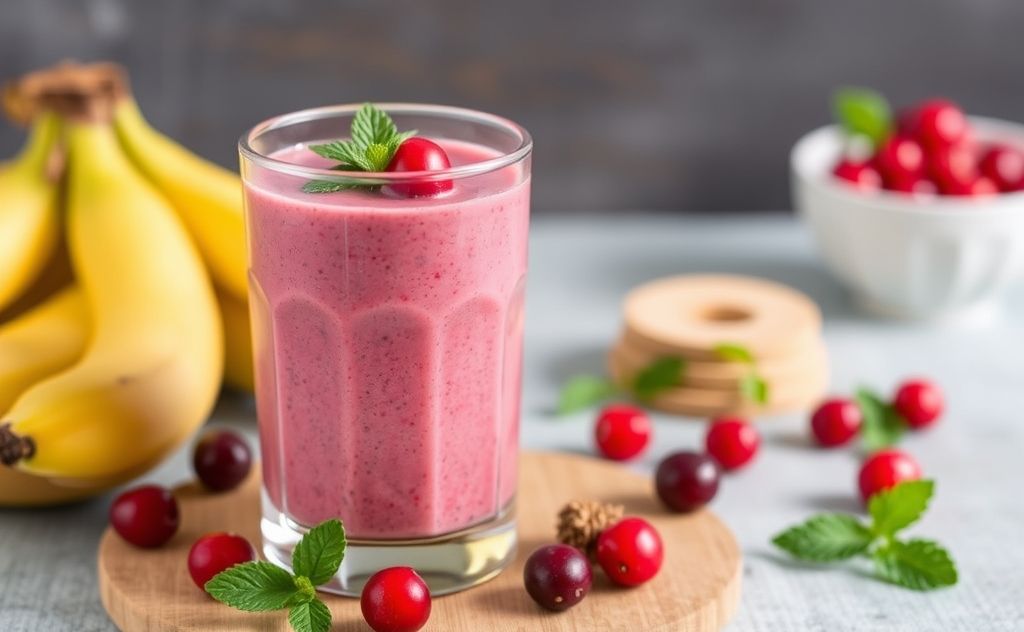 Anti-inflammatory cranberry smoothie recipes