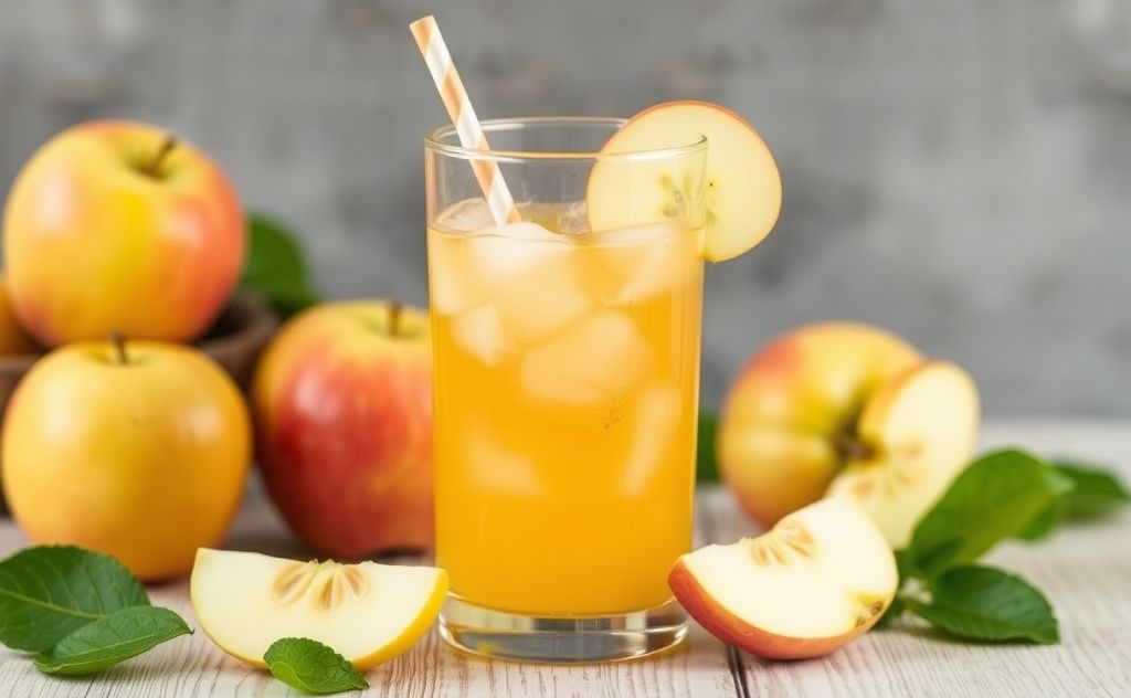 Apple juice benefits for healthy skin glow