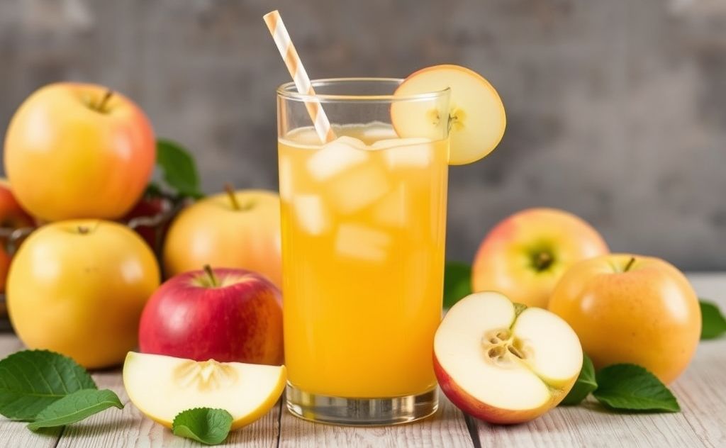 Apple juice daily intake for health benefits