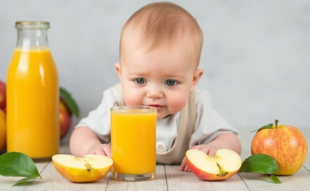 Apple juice for baby constipation relief time frame