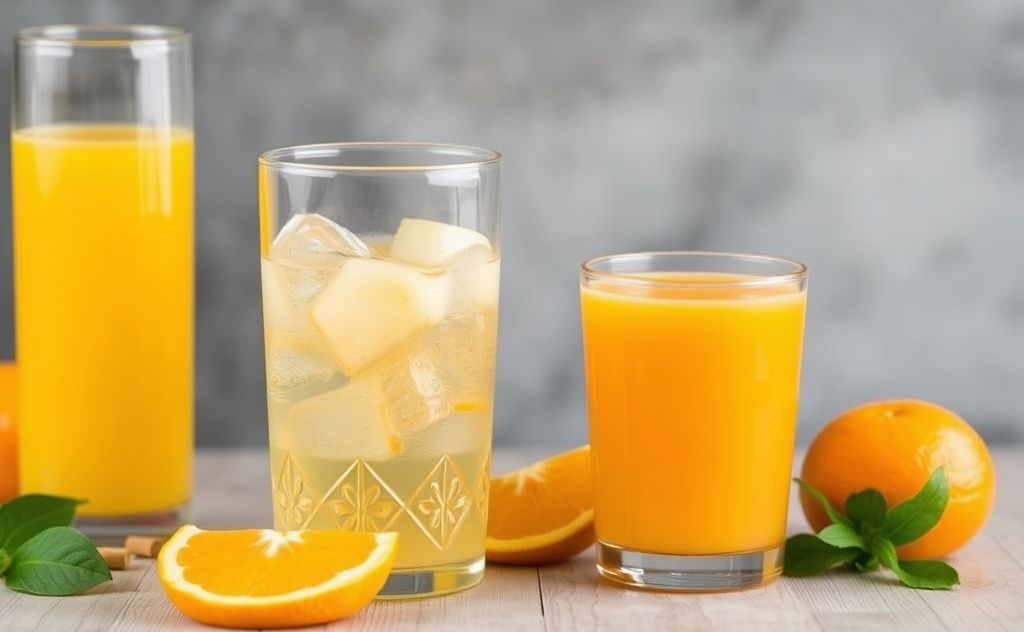 Apple juice offers hydration, orange juice boosts immunity.