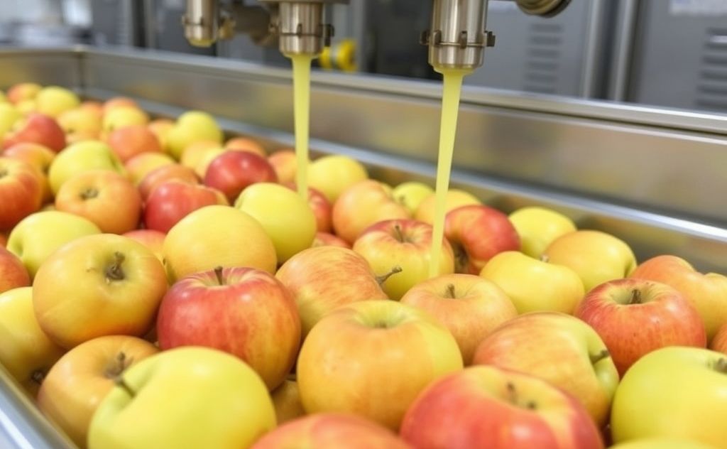 Apple juice processing methods impact starch content