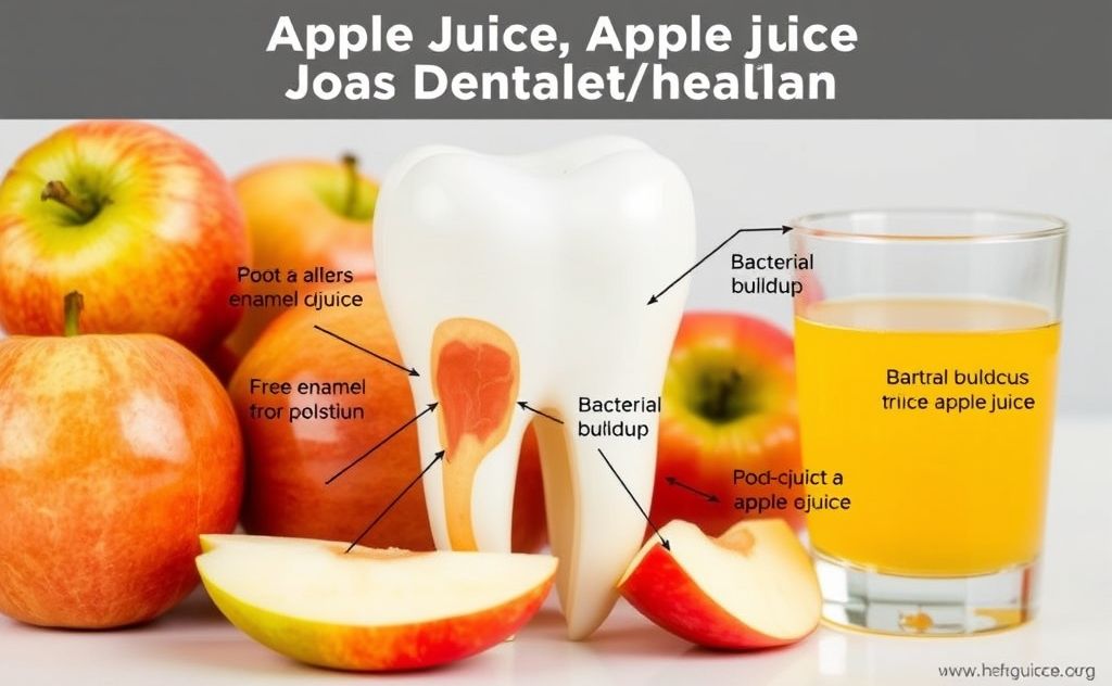 Apple juice's impact on dental health explained