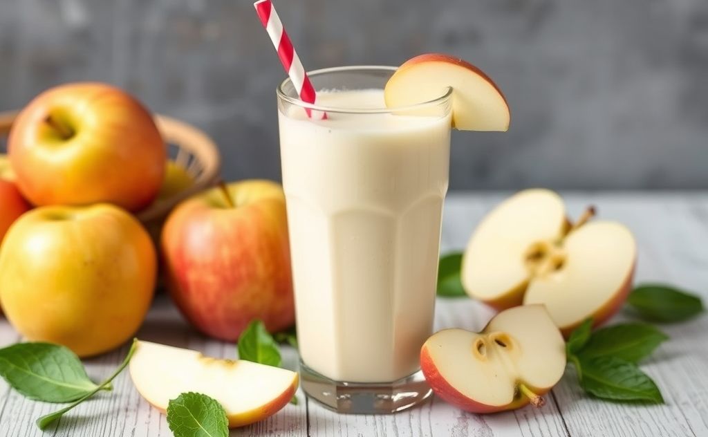 Apple milkshake benefits for health and wellness