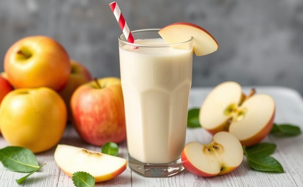 Apple milkshake benefits for your health and wellness.