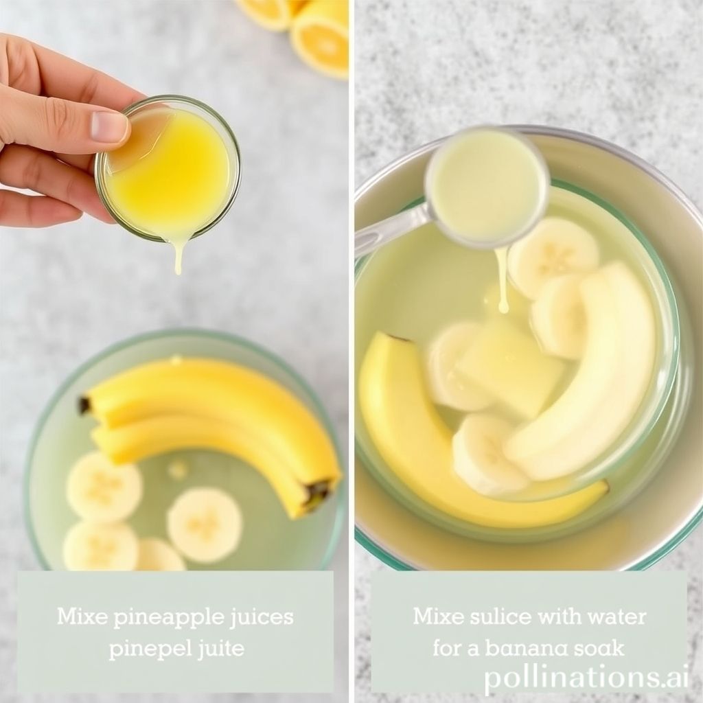 Pineapple juice: A natural solution to prevent banana browning