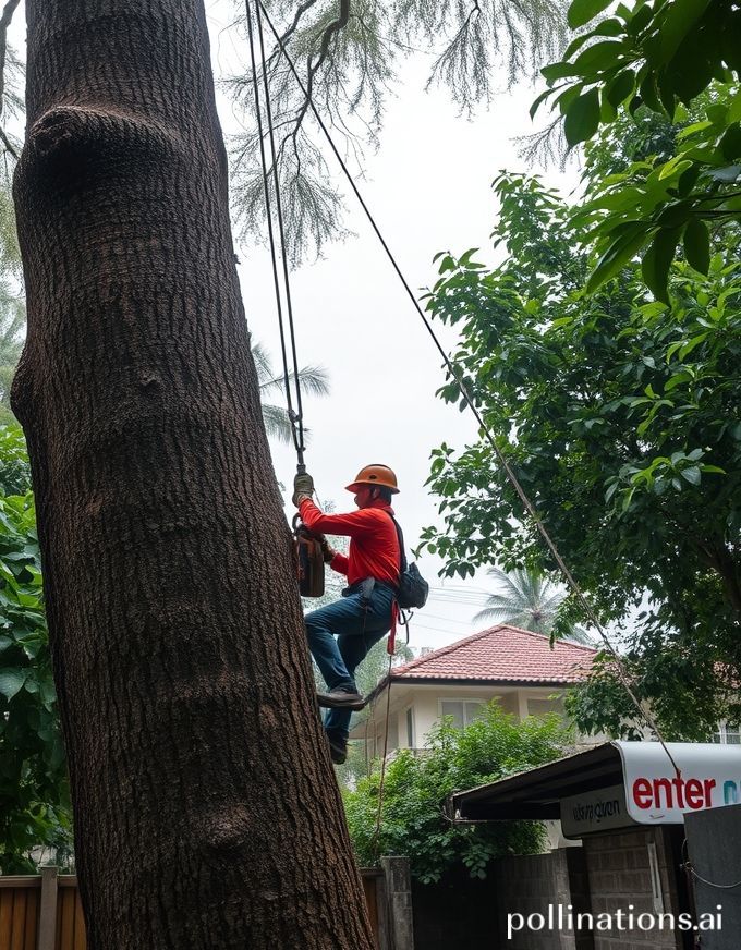 Tebang pohon besar aman