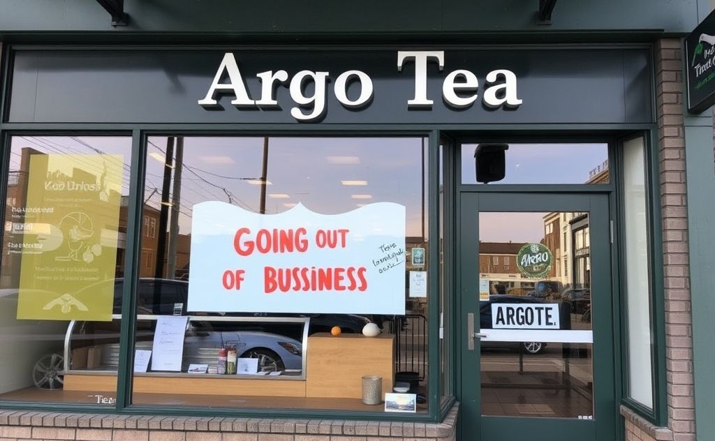 Argo Tea storefront with 