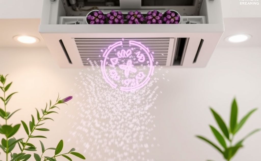 Aromatherapy infused HVAC system cleaning benefits