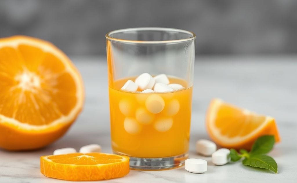 Aspirin and orange juice interaction study