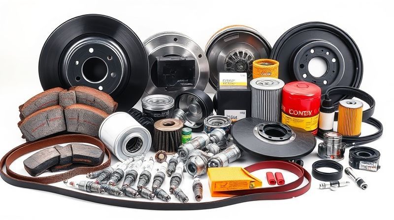 Aneka suku cadang mobil dan motor