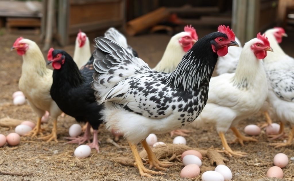 Australorp chickens lay eggs for several years