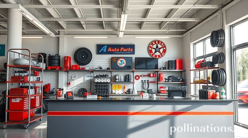 Toko spare part dengan staf ramah