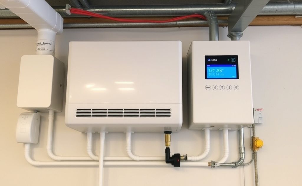 Automated HVAC system with sensors and controls