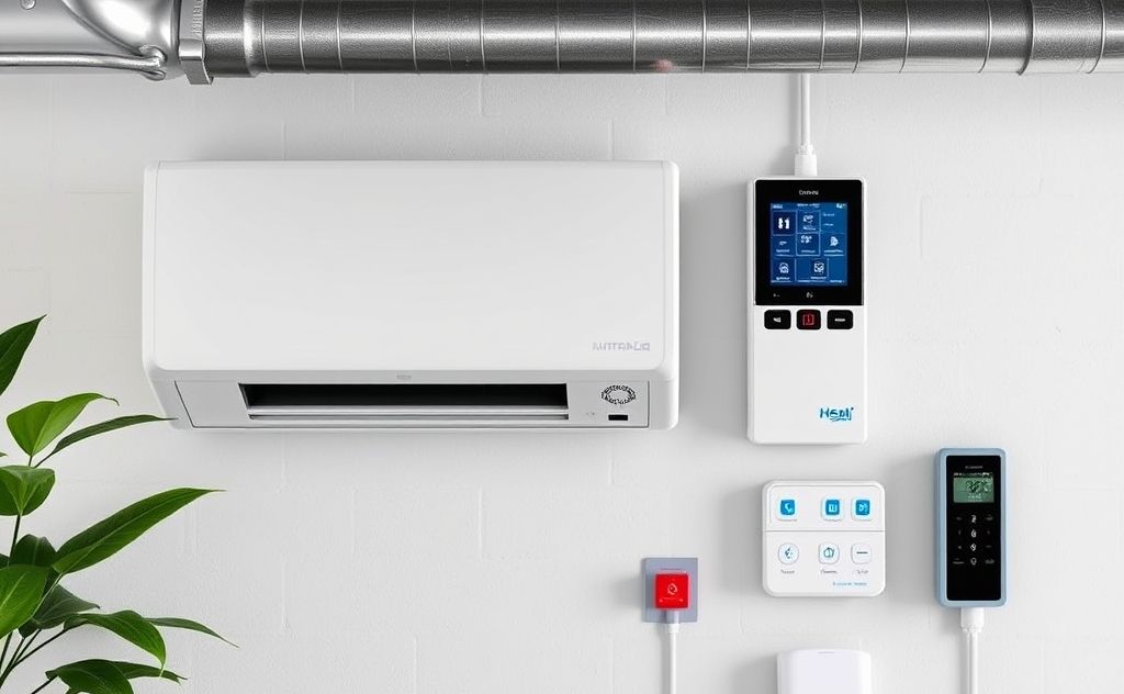 Automated HVAC with customizable features and controls