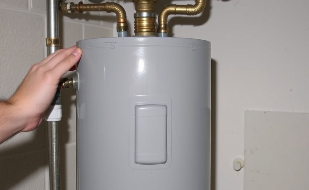 Avoid draining water heater too late