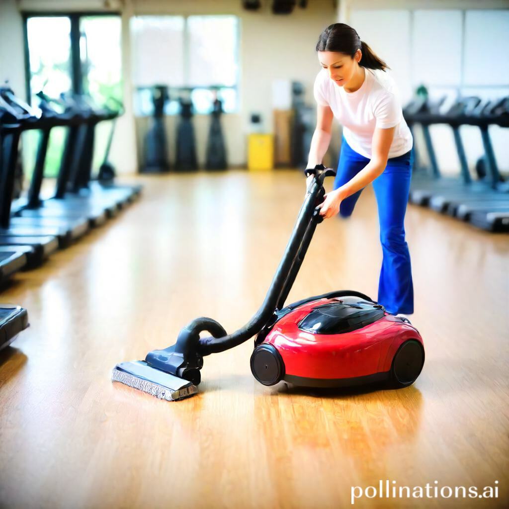 avoiding scratches with gentle gym floor vacuums