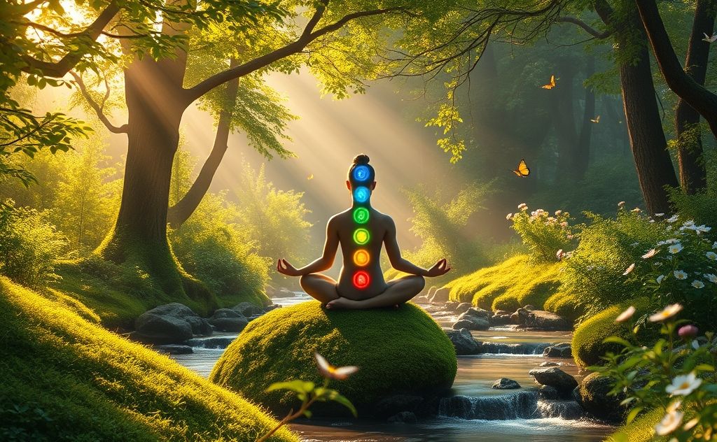 Ayurveda and chakra harmony in nature's embrace