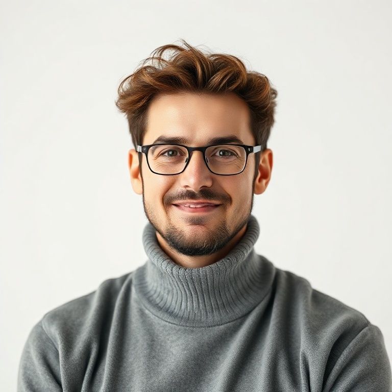 Background removal service for this portrait. Isolate subject and place on clean white background. Professional quality with sharp edges.