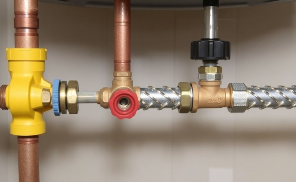 Backup valves for hot water heater lines needed