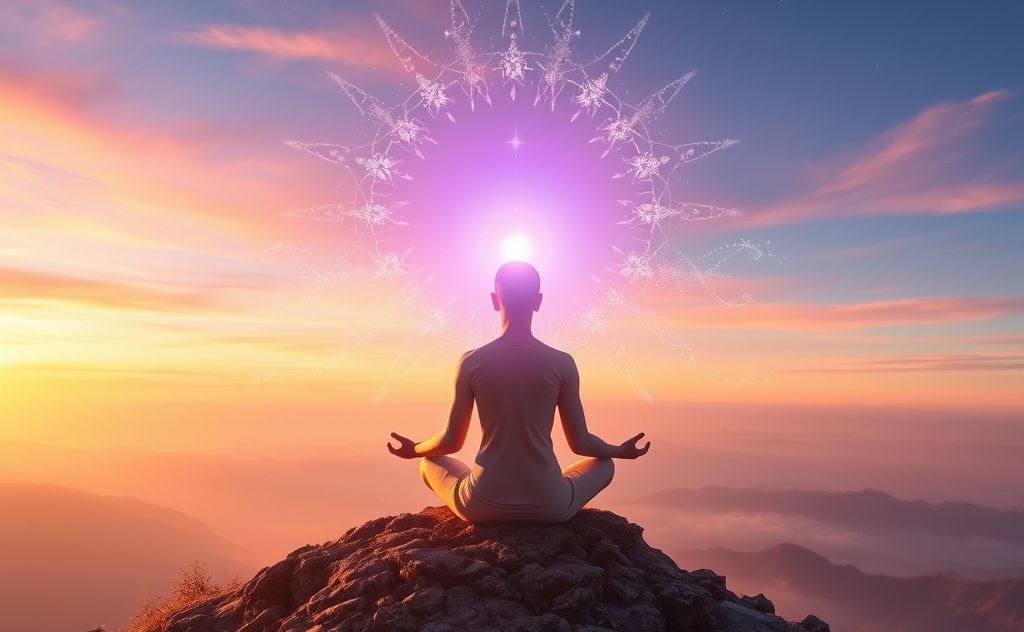 Balance energy at crown chakra for harmony