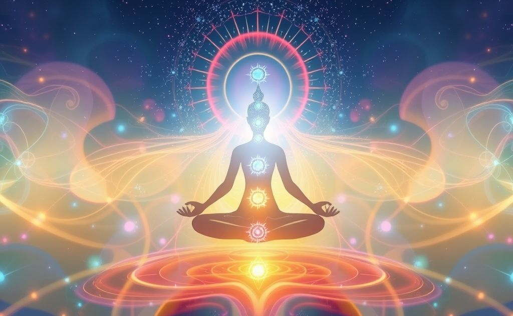 Balanced chakras flow energy freely and harmoniously