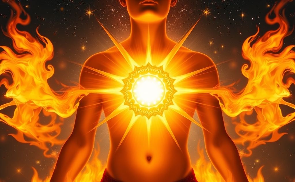 Balanced solar plexus in Leo with bright energy