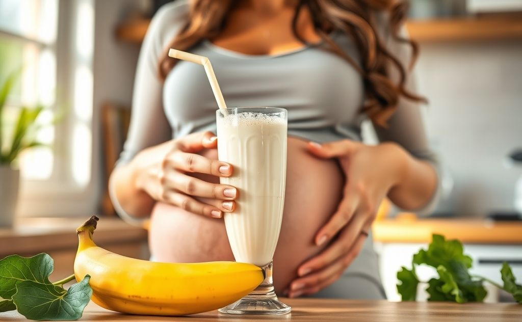 Banana milkshake benefits for pregnancy health