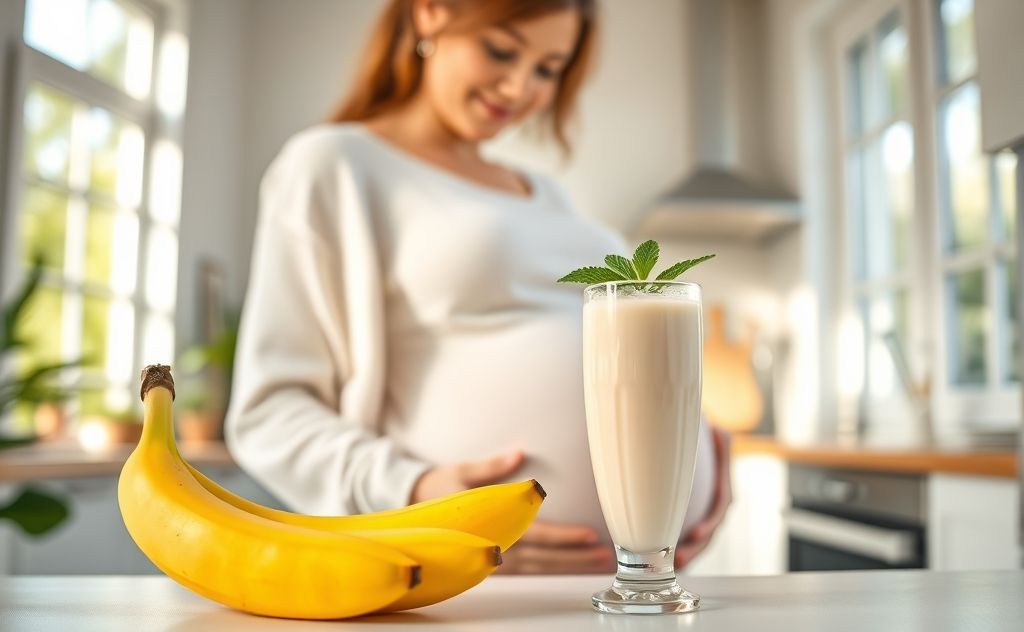 Banana milkshake benefits for pregnant women