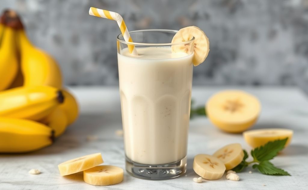 Banana milkshake effects on acidity levels