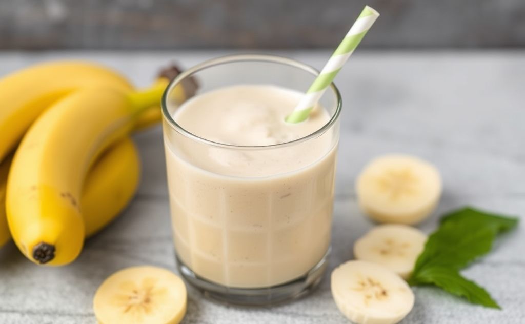Banana's creamy texture enhances smoothie flavor.