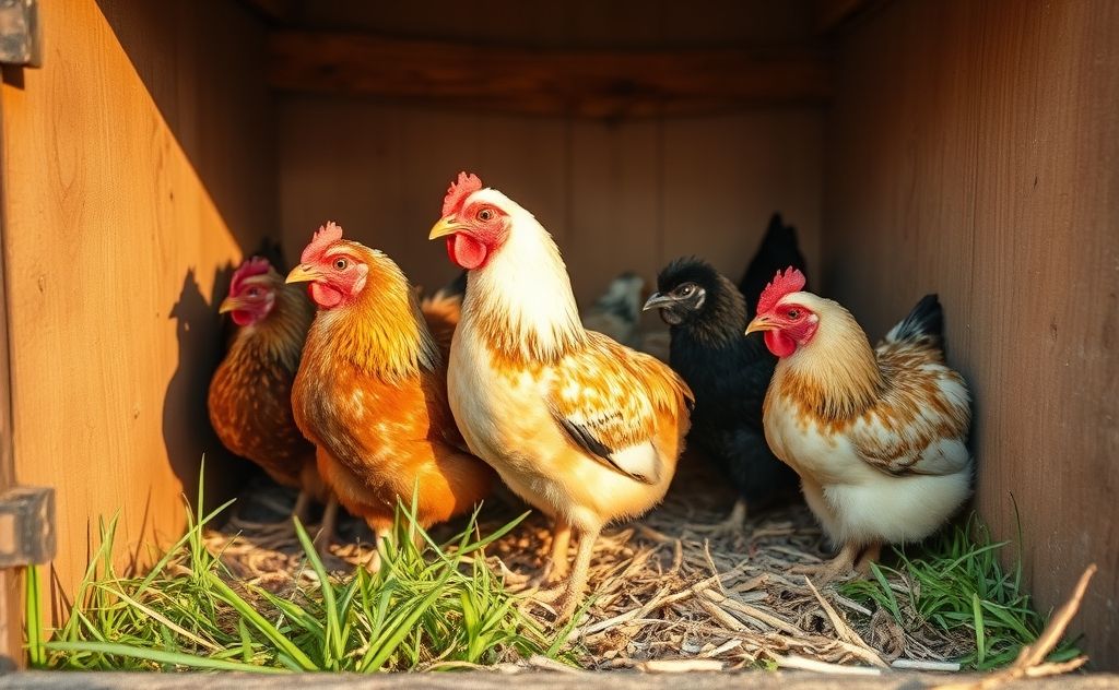 Bantam chickens need minimal space to thrive