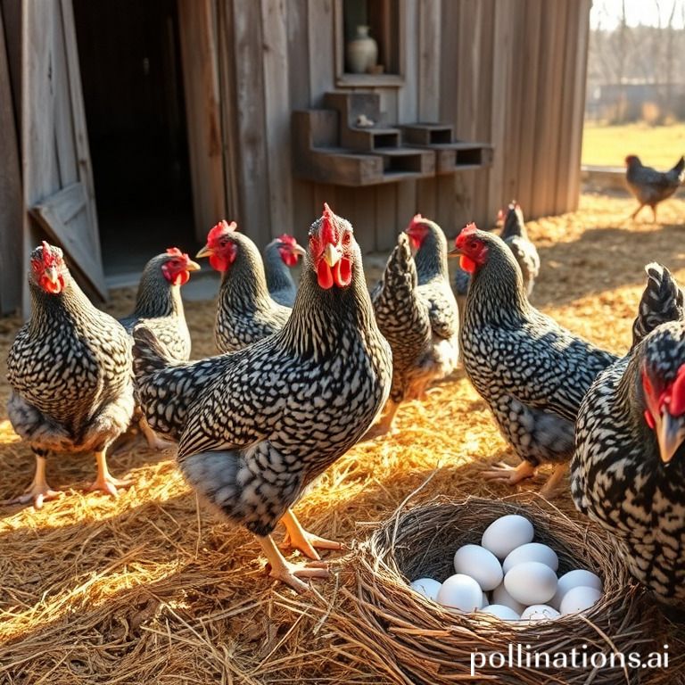 when do barred rock chickens lay eggs